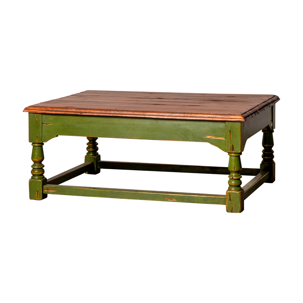 MESA CENTRO PATAGONIA RECTANGULAR ANTIQUE VERDE