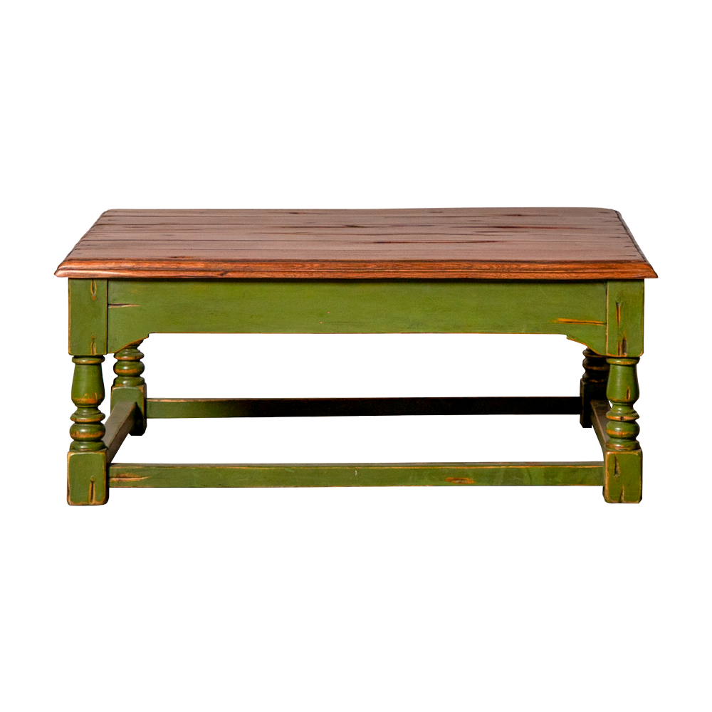 MESA CENTRO PATAGONIA RECTANGULAR ANTIQUE VERDE
