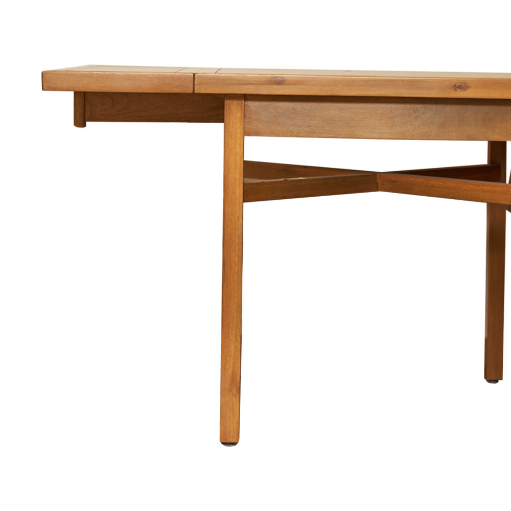 MESA COMEDOR EXTENSIBLE CLASICO LUSTRE MIEL