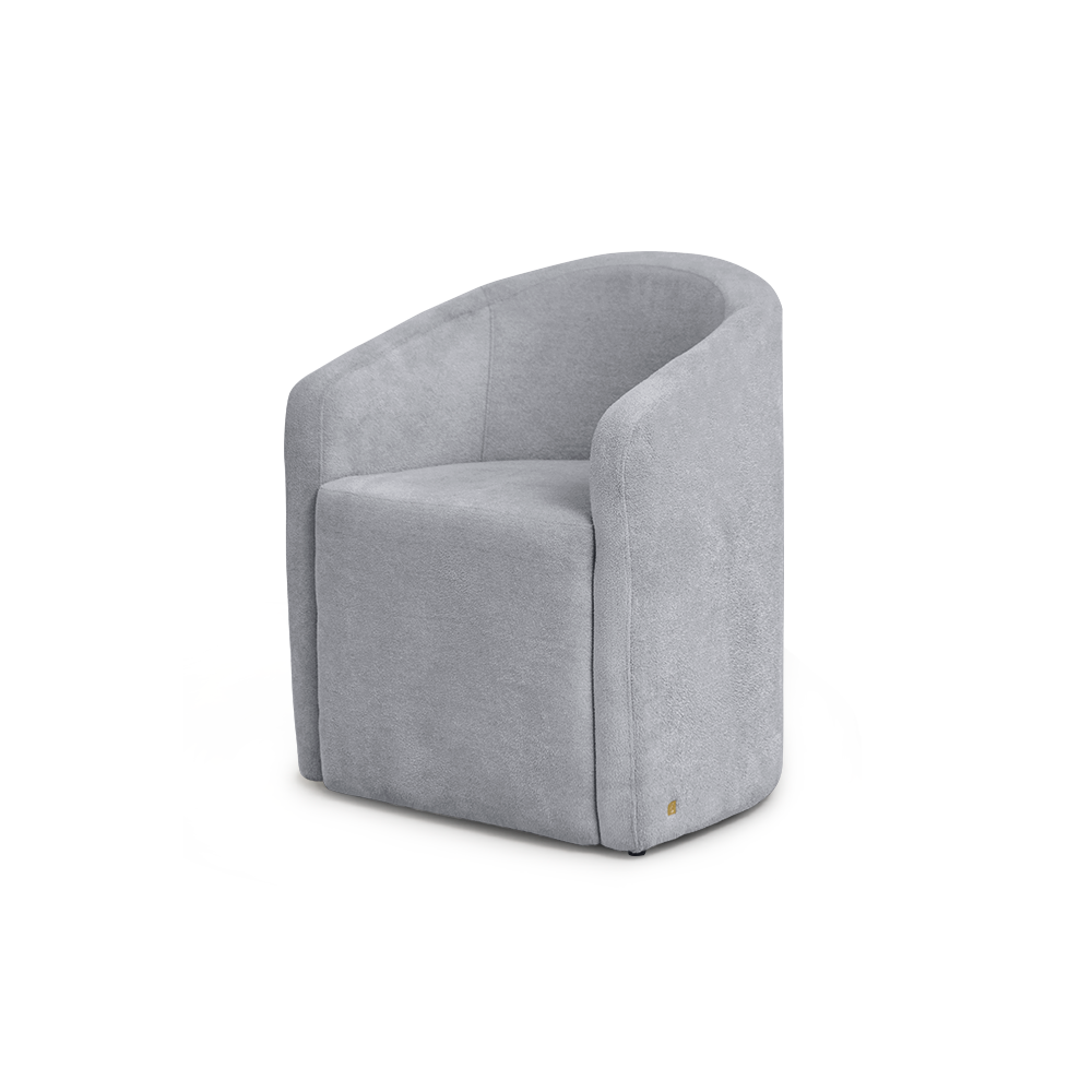 SILLA CONTEMPORANEO GRIS BOUCLE 04